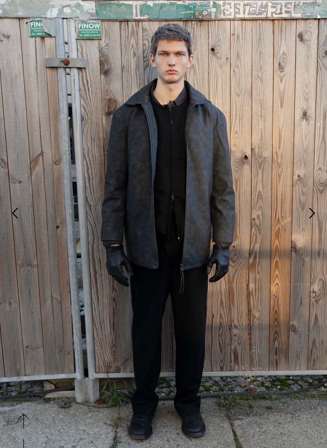 폼리쉬 가죽 아우터 상품이미지1