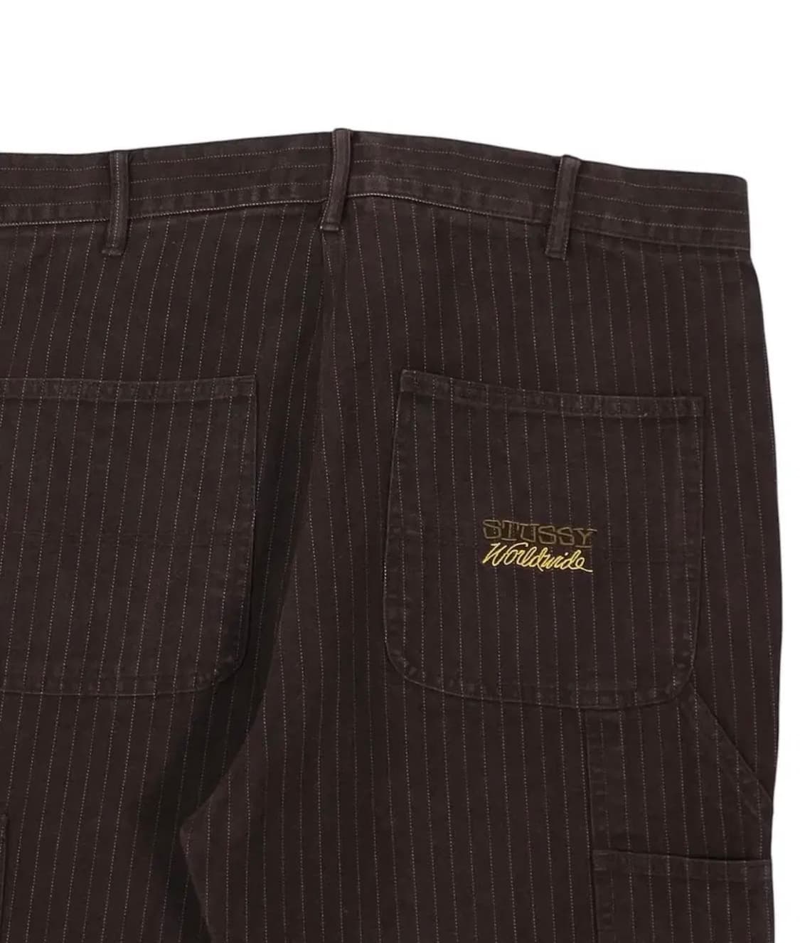 1990s 올드 스투시 스트라이프 워크 팬츠 90년대 빈티지 상품이미지3