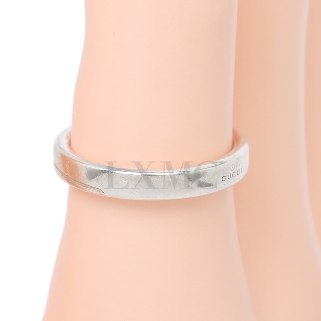 구찌 실버링 다이애그널 인터로킹 G 씬 실버반지 21호 상품이미지8