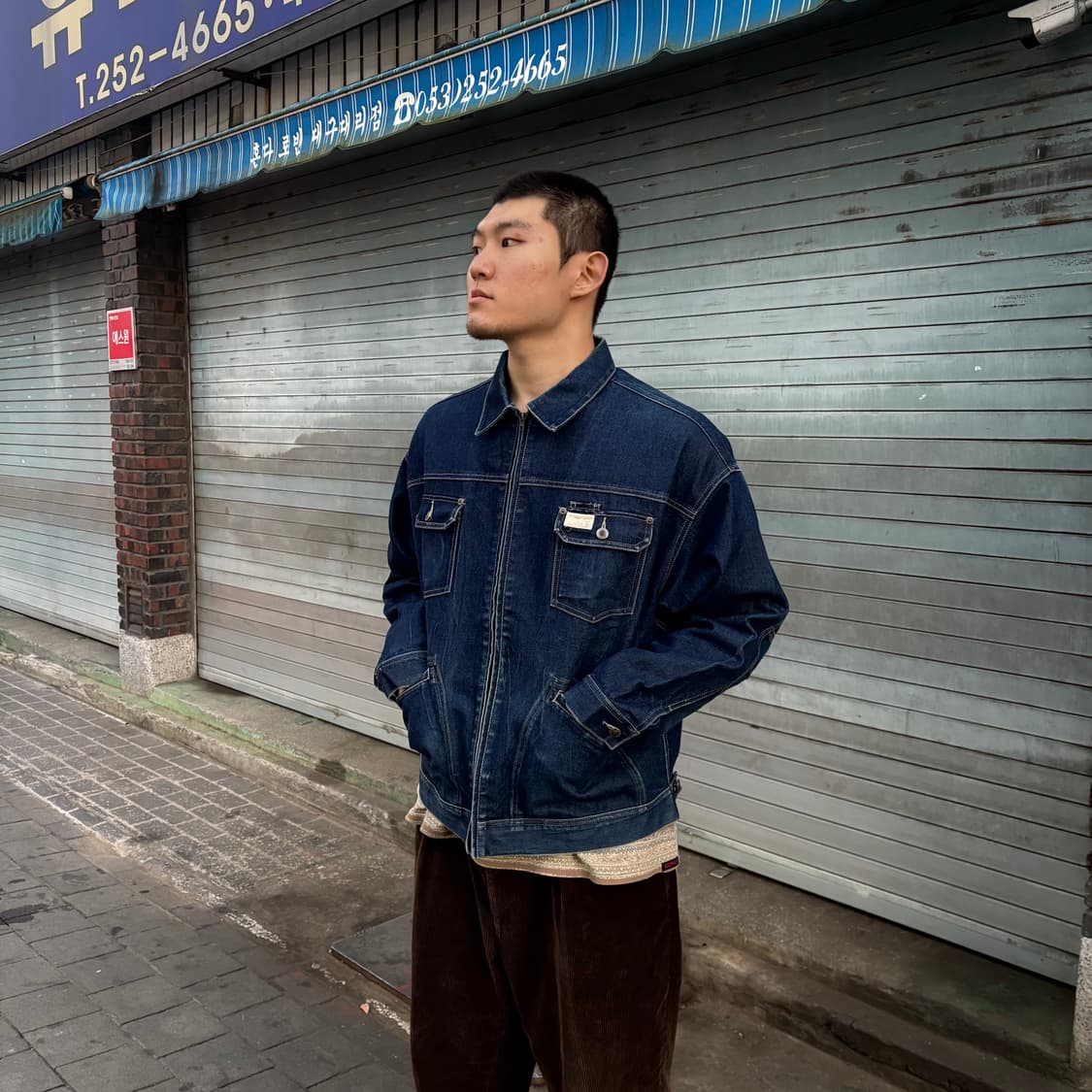 로카웨어 데님 집업 자켓 상품이미지2