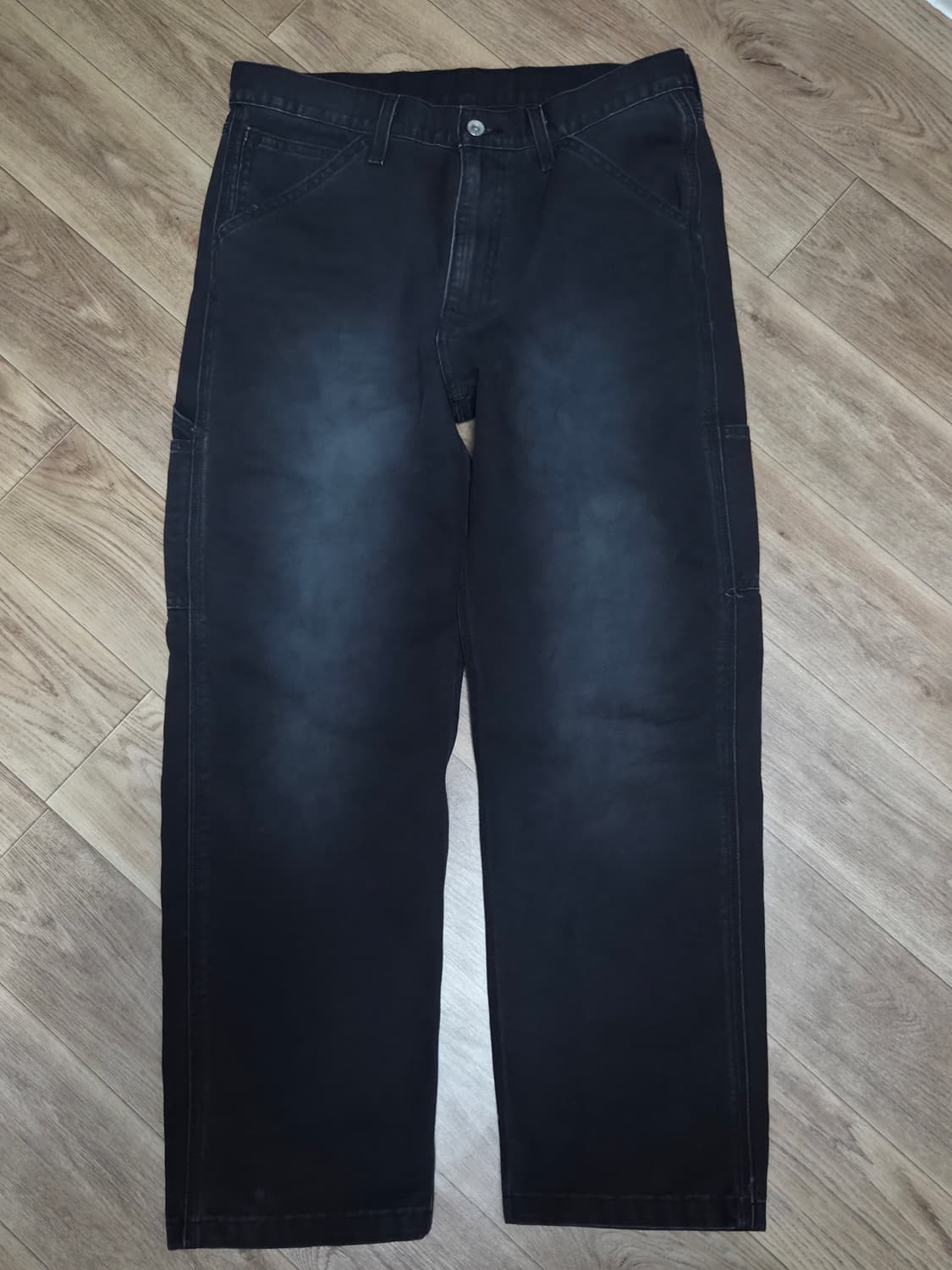 리바이스 568 블랙 워크 팬츠 W32 L30 상품이미지2