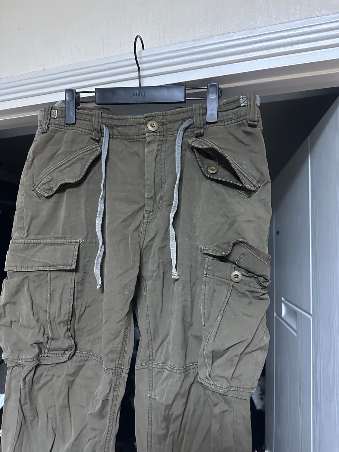 [L] 빈티지 M-65 카고 팬츠 카키 상품이미지2