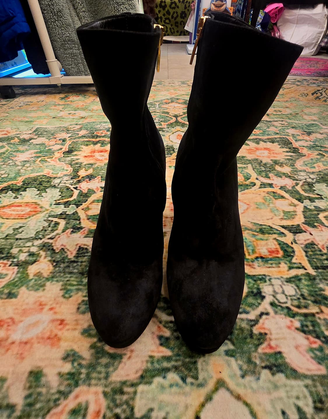 살바토레 페라가모(Salvatore Ferragamo) 스웨드 앵글부츠 상품이미지6