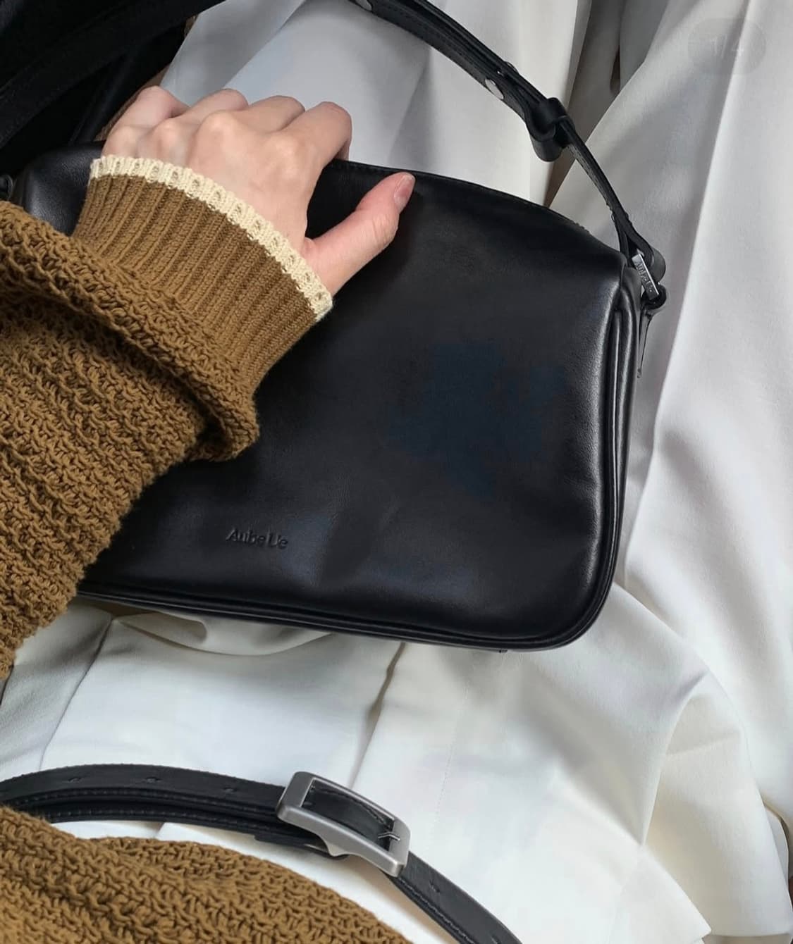 오브유이 소가죽 사각백(22만) 상품이미지5