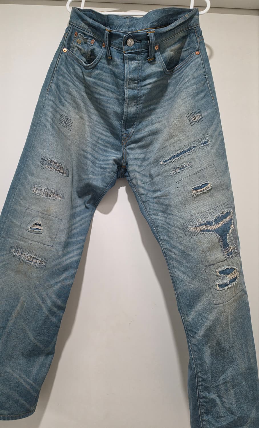 RRl 5포켓 릴렉스 진 34×32 상품이미지2