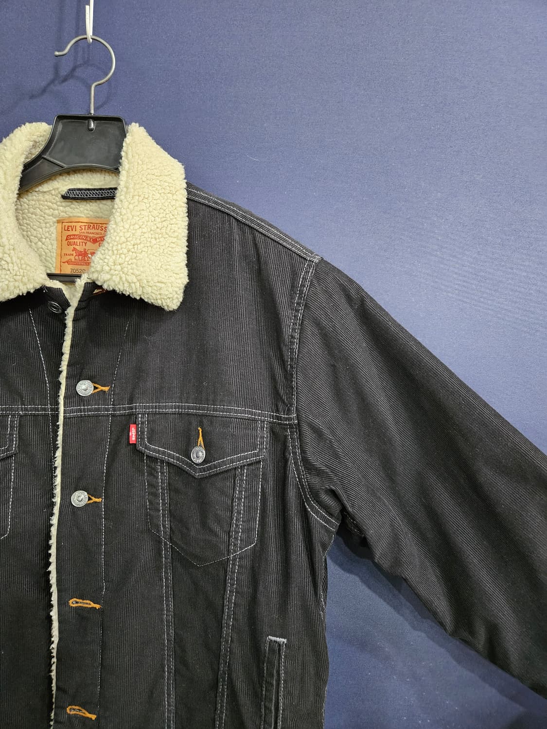 리바이스 블랙컬러 남성 100 코듀로이 자켓  상품이미지4