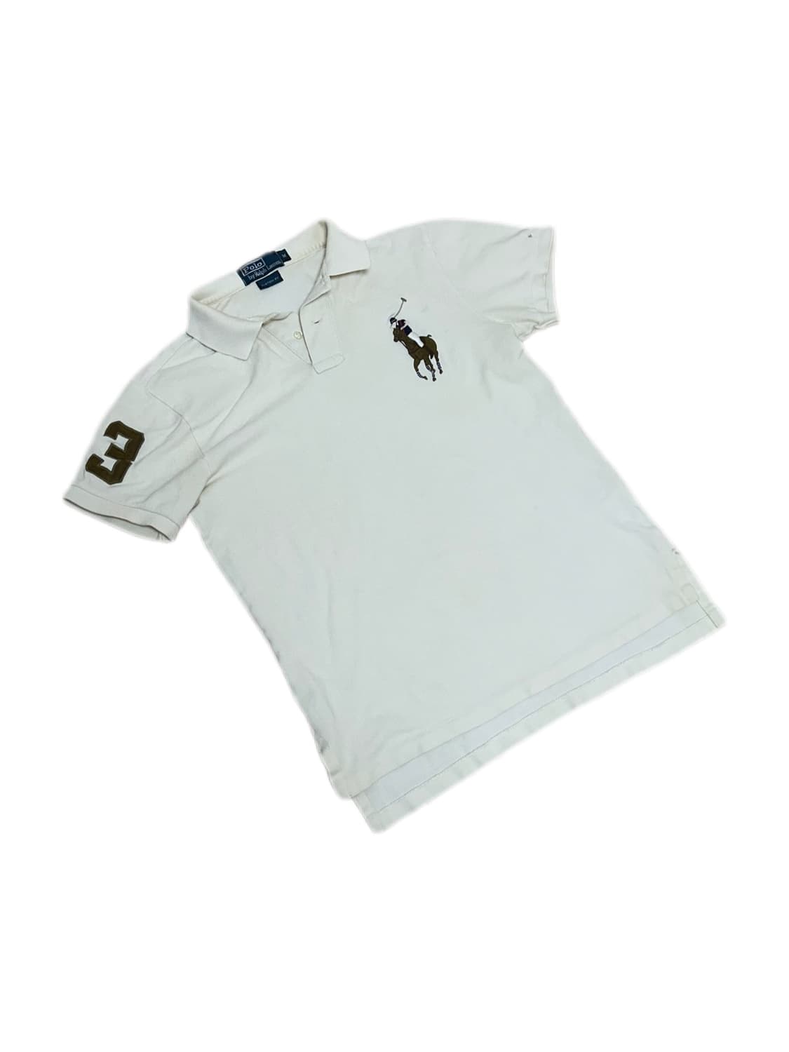 폴로 랄프로렌 아이보리 빅로고 pk티 상품이미지1