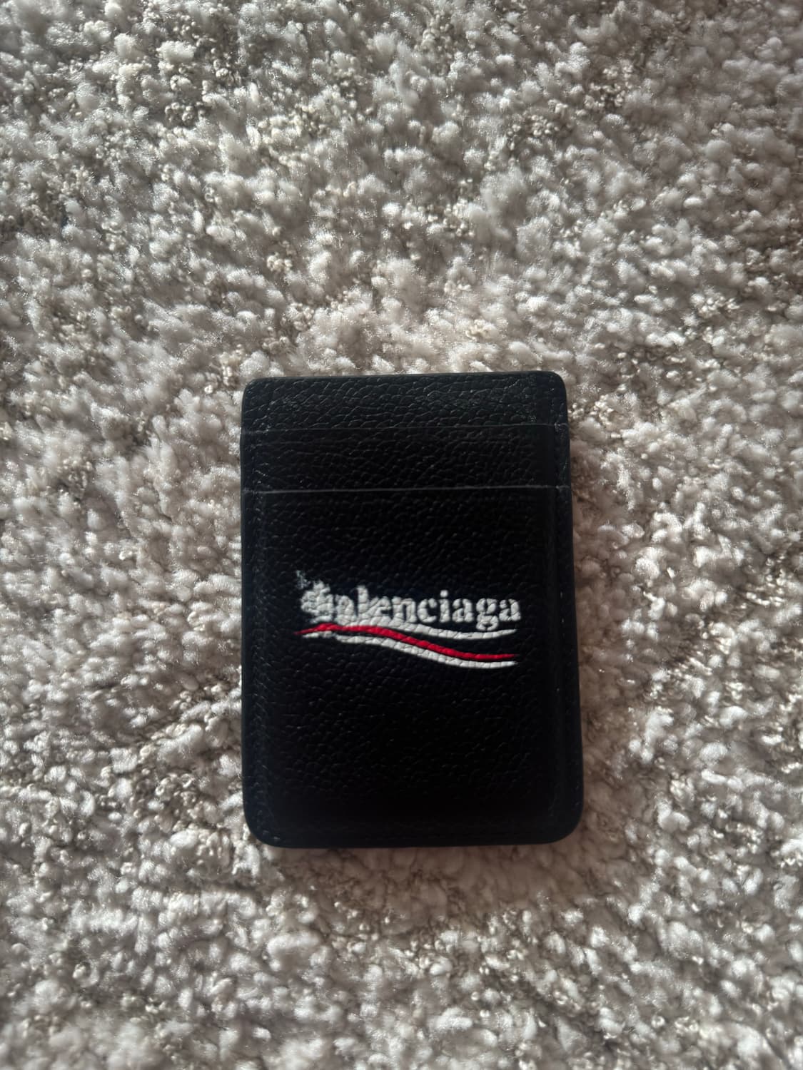 발렌시아가 웨이브로고 맥세이프 지갑 상품이미지2