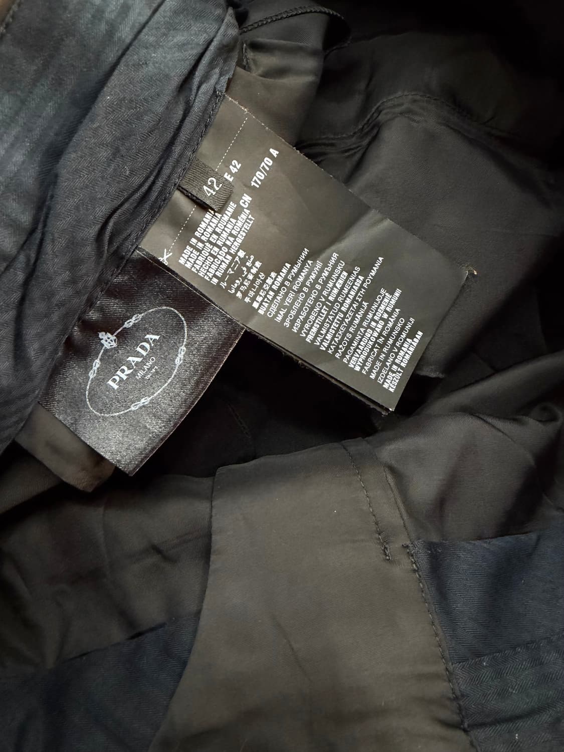 .42/ 프라다 백로고 패치 슬랙스 팬츠 상품이미지8