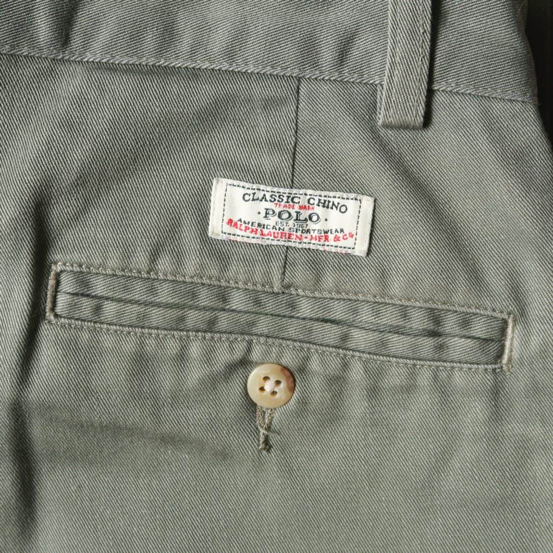 빈티지 90s 폴로 랄프로렌 앤드류 투 턱 치노 팬츠 상품이미지9