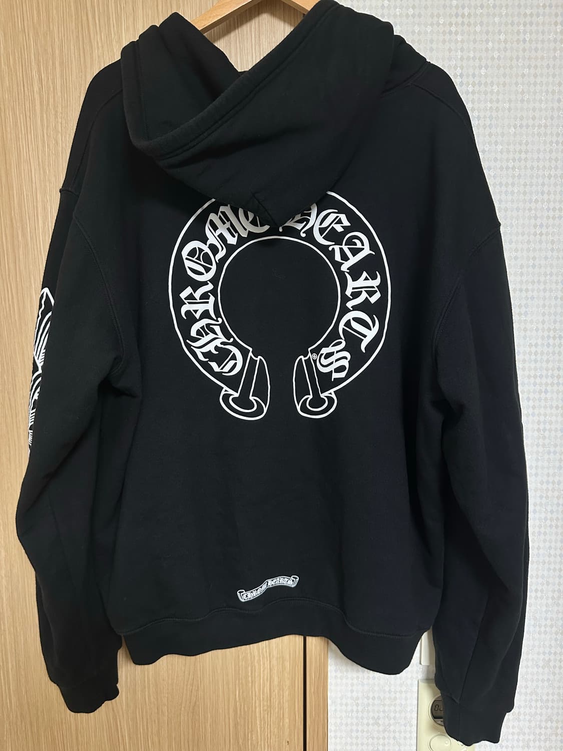 크롬하츠 홀스슈 플로랄 헤비웨이트 후드집업 xl 상품이미지2