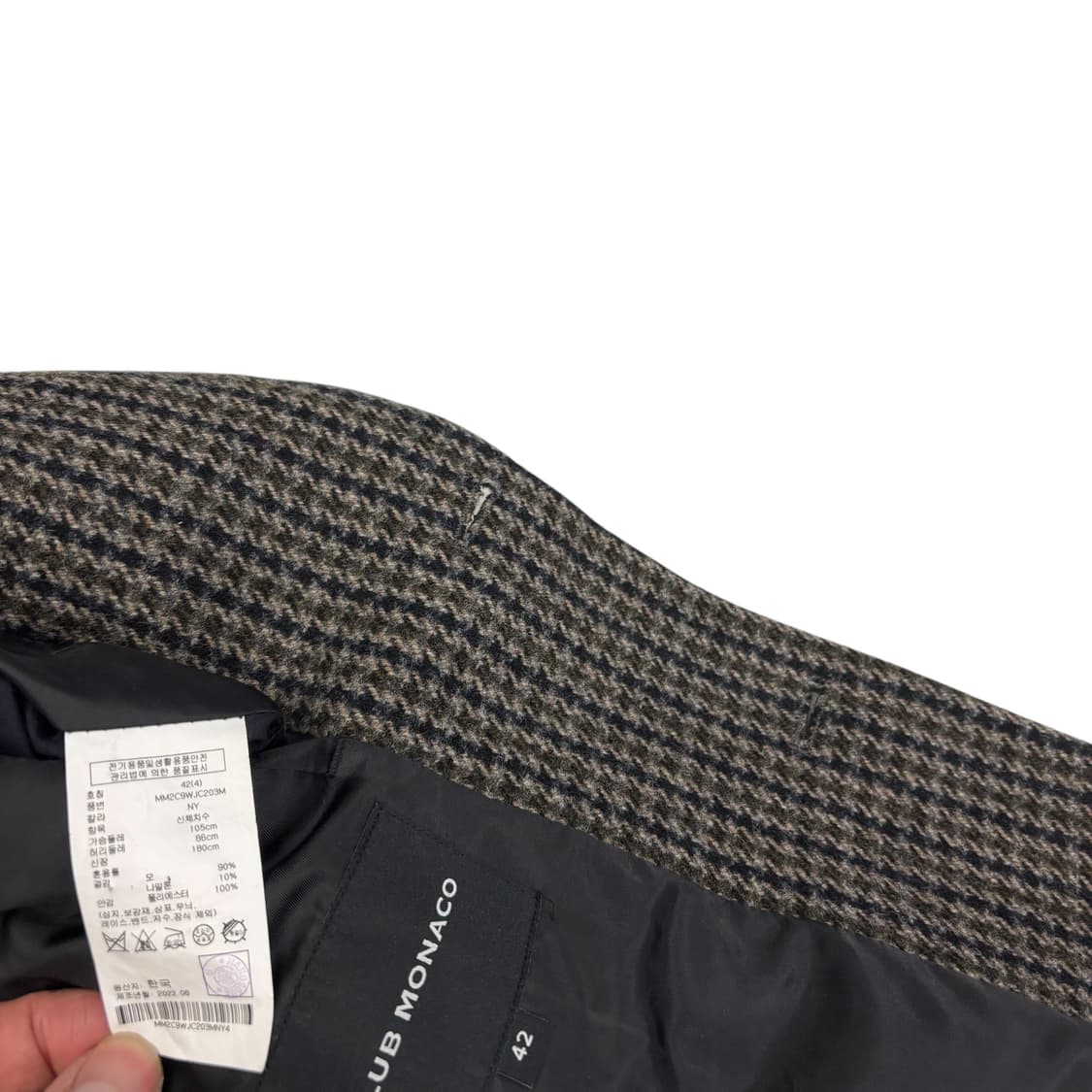 클럽모나코 울 블렌디드 텍스처 자켓 상품이미지4