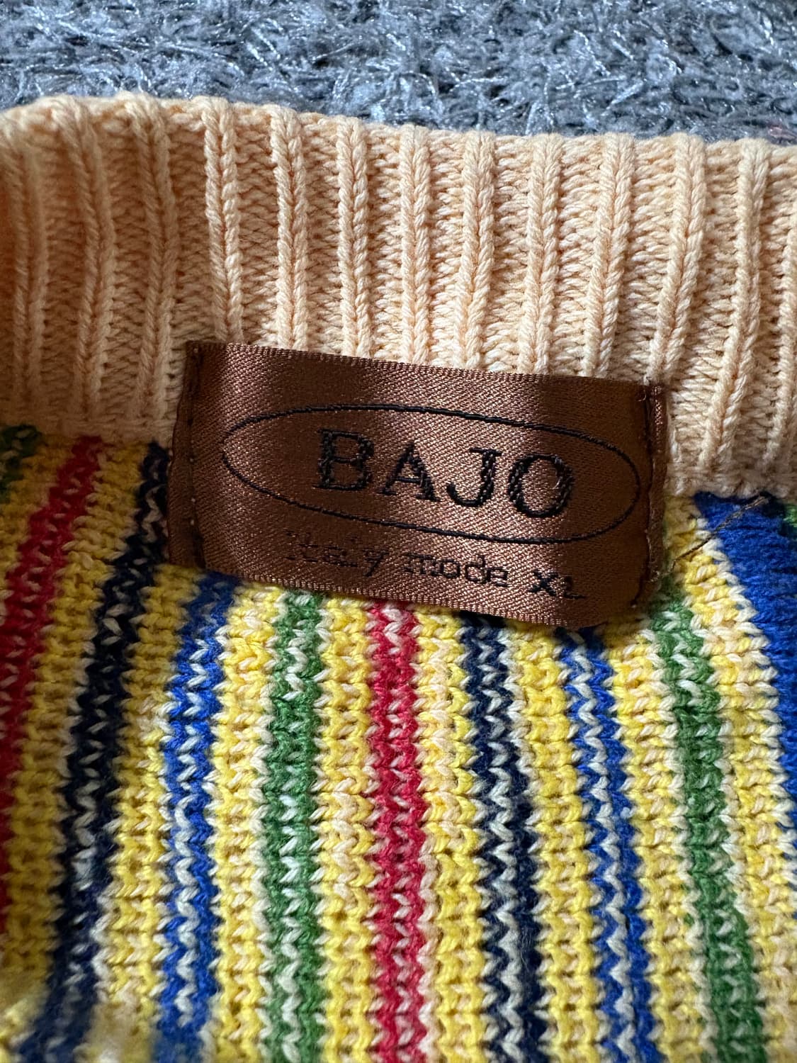 패턴 니트 베스트/쿠지 스타일/레트로 니트 상품이미지2