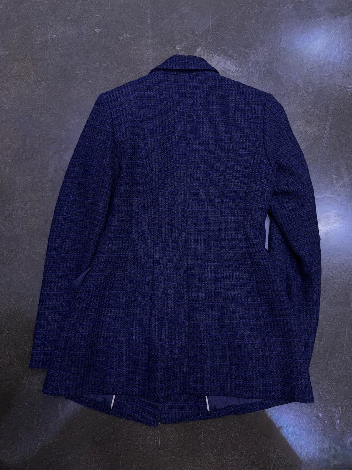 비아드젠 x 강영주 콜라보 트위드 더블자켓 네이비 S 상품이미지2