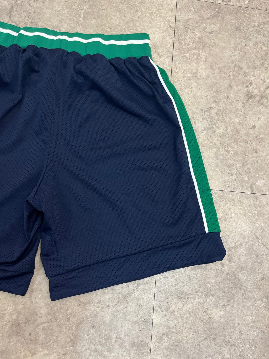 아이앱 스튜디오 밴딩 배색 하프 팬츠 네이비 XL #csz3386  상품이미지10