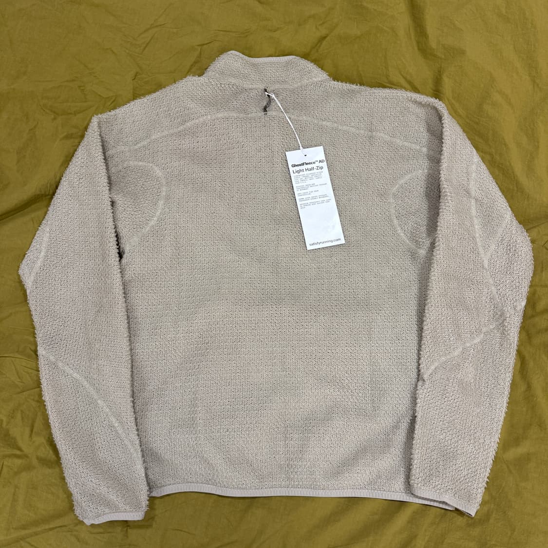 [L] 새티스파이 고스트플리스 하프짚업 문 새상품급 상품이미지3