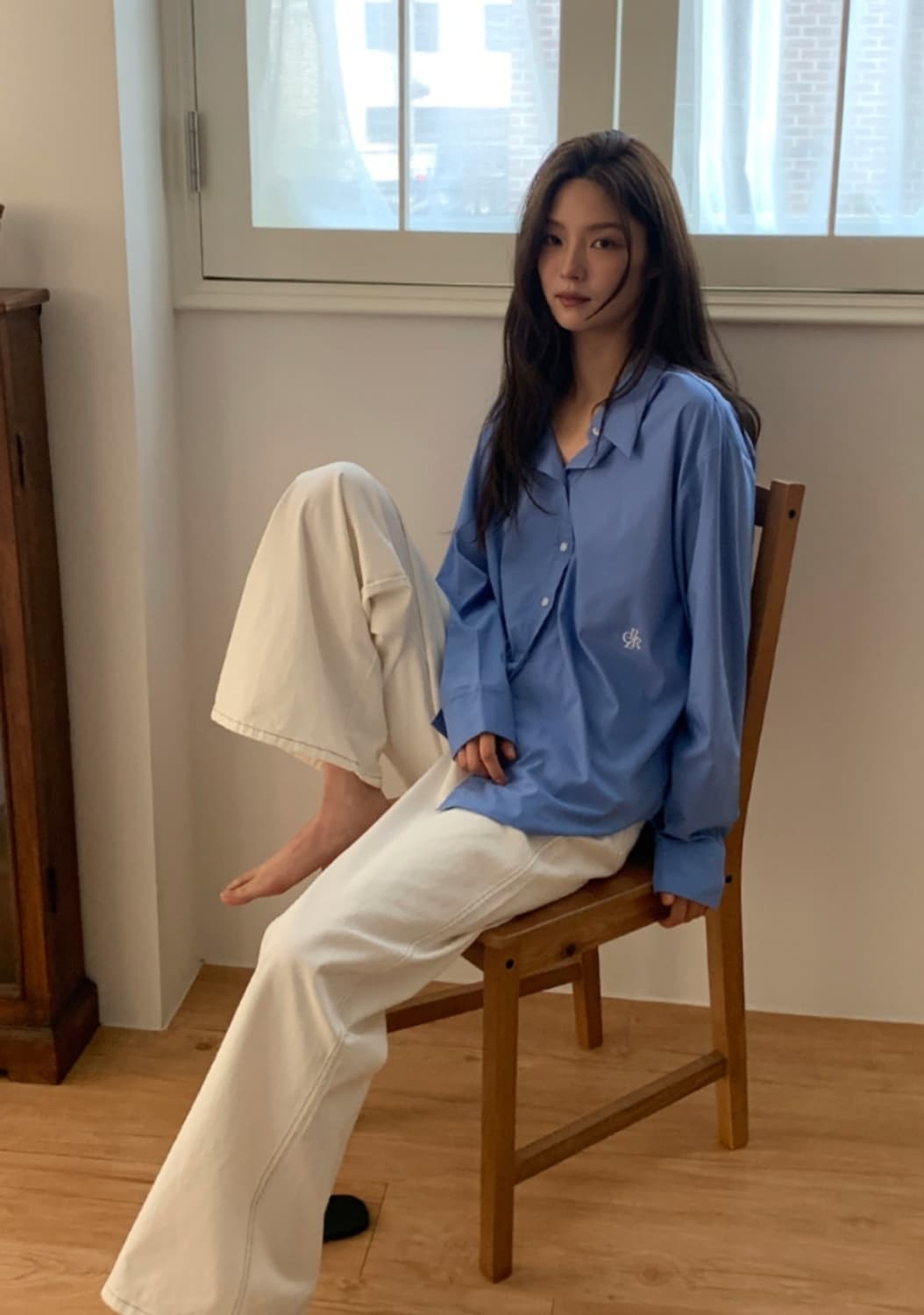 시티브리즈 링클프리 블루셔츠 상품이미지2