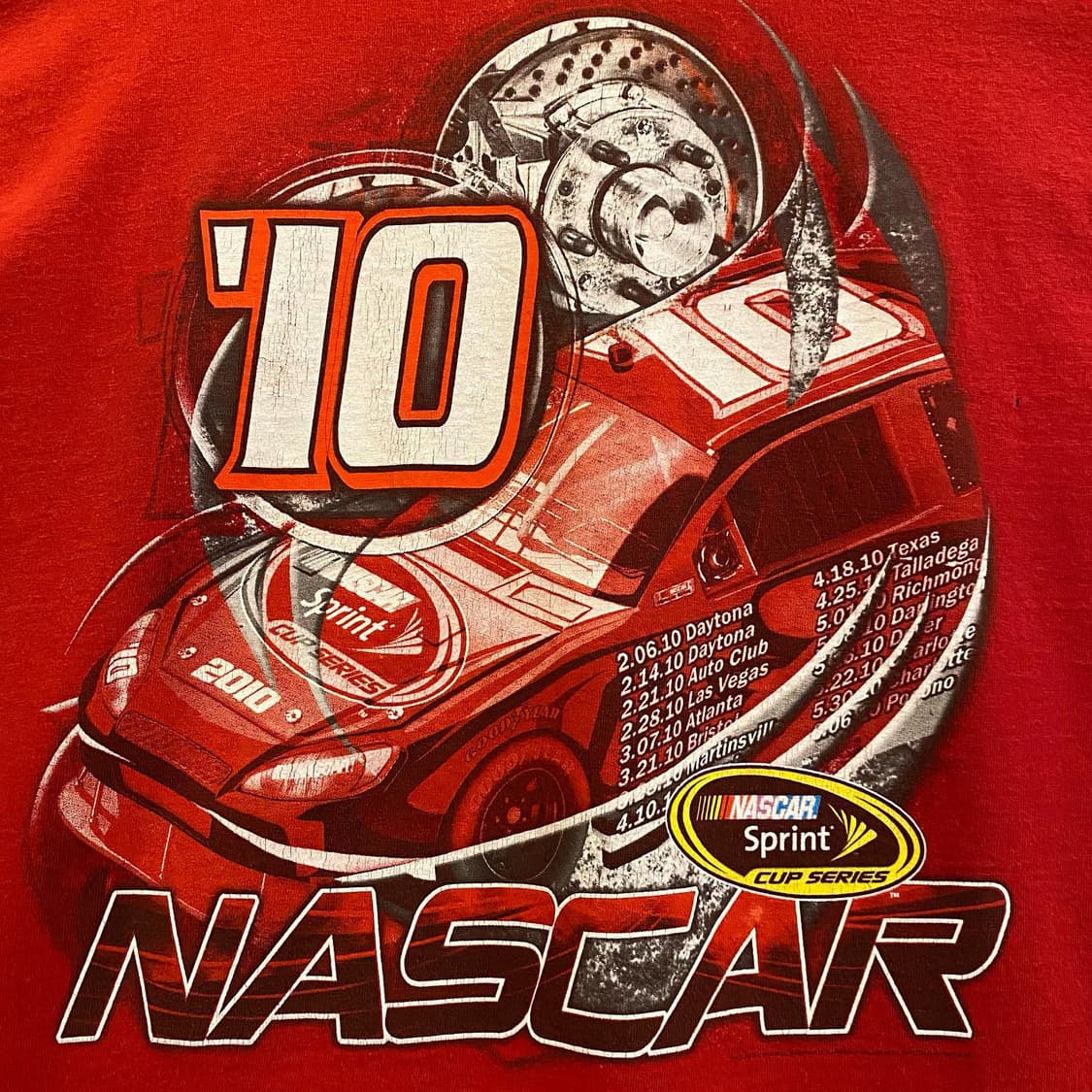 레어 00s USA 위너스서클 2010 나스카 반팔티셔 상품이미지7