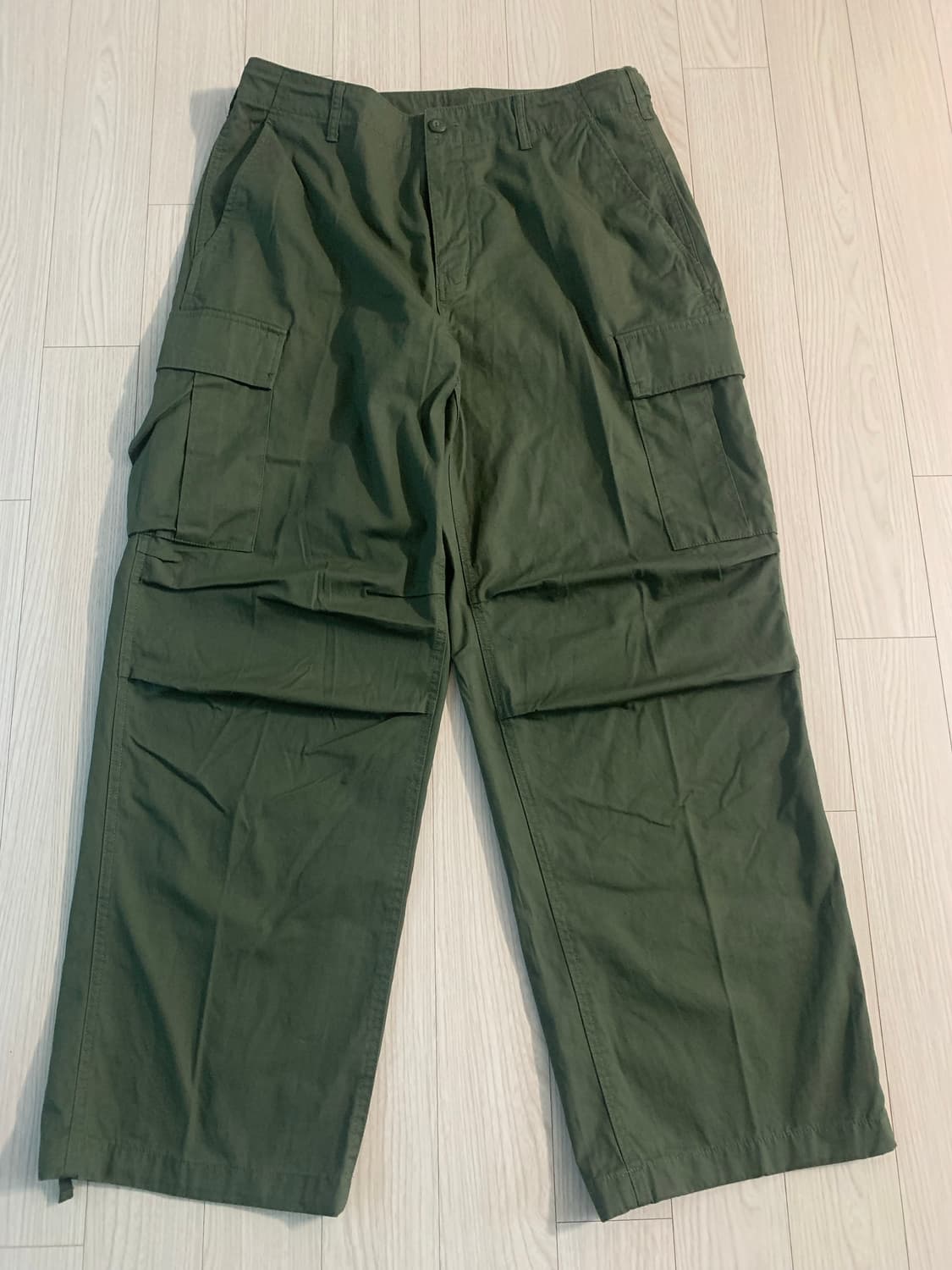 무신사 스탠다드 코튼 파라슈트 카고 팬츠 34 상품이미지1