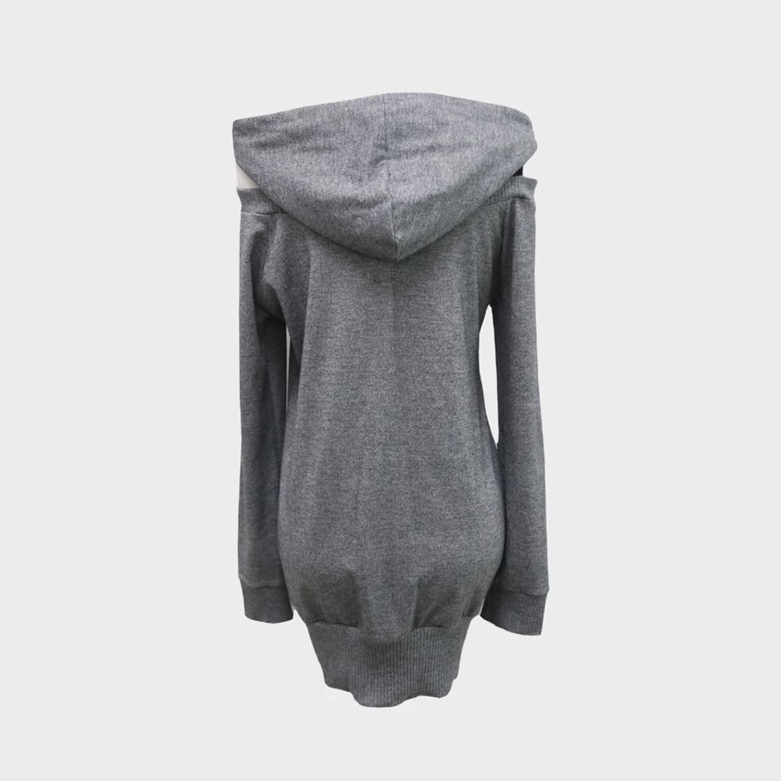 레이어드 오프숄더 후드 티셔츠 67008 상품이미지2