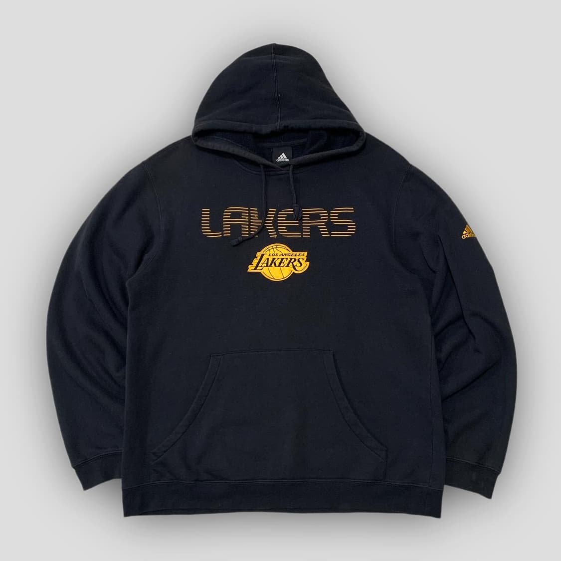 아디다스 x LA레이커스 블랙 후드티 상품이미지1