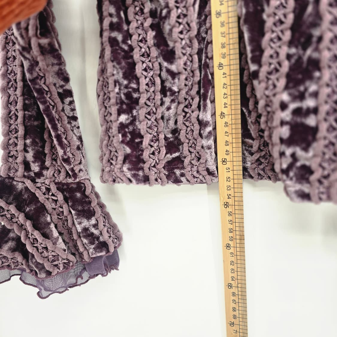 벨벳 레이스 퍼플 블라우스 상품이미지6