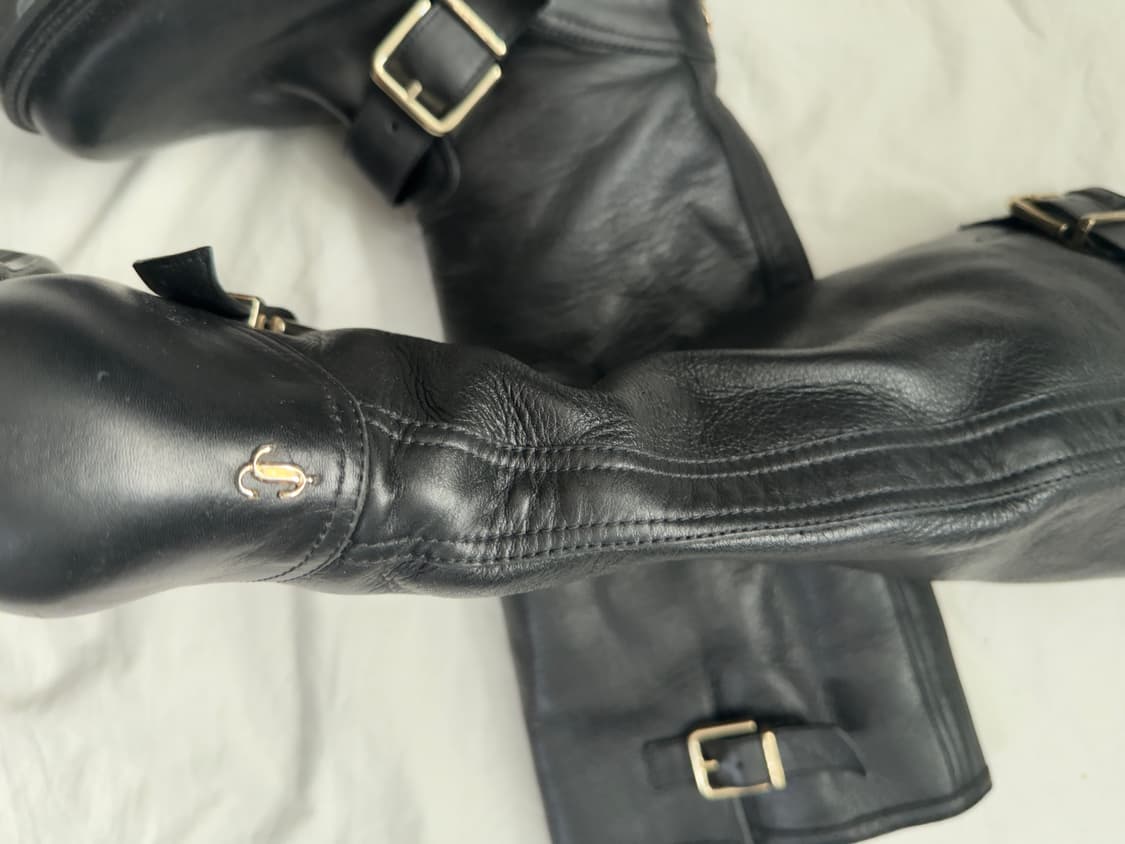 지미추 더블 버클 스트랩 컴뱃부츠 상품이미지4