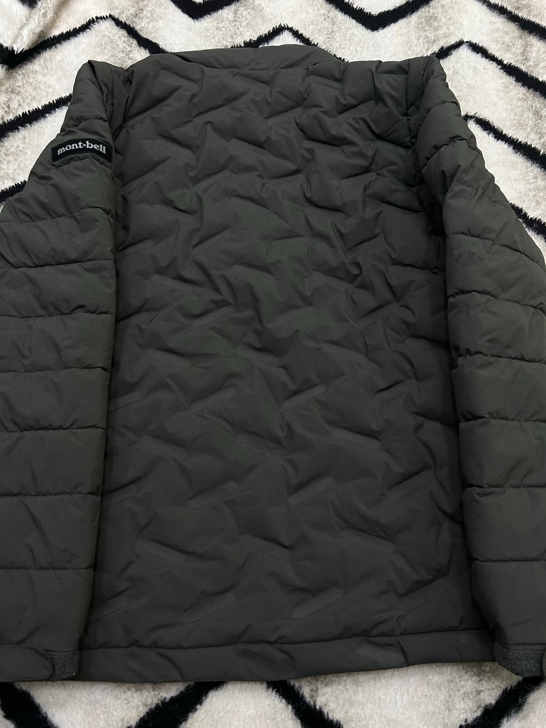 [L]몽벨 튜브테크 중경량 패딩/카키 상품이미지4