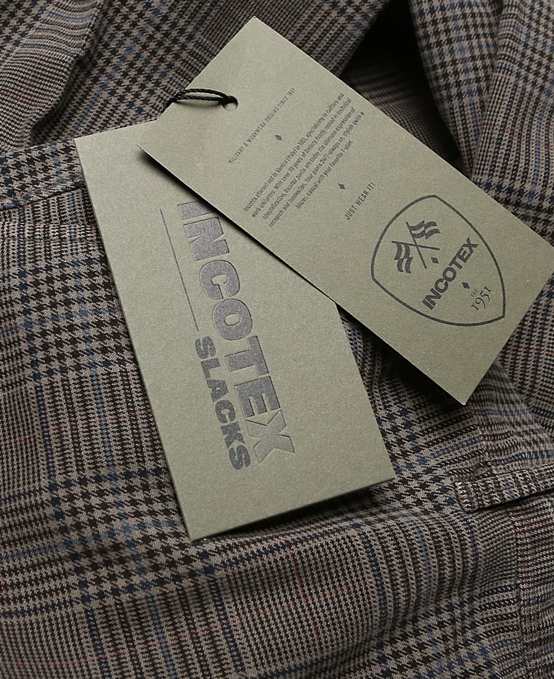 인코텍스 [Incotex] 밀리터리 워크웨어 빈티지 클래식 체크 치노팬츠 상품이미지8