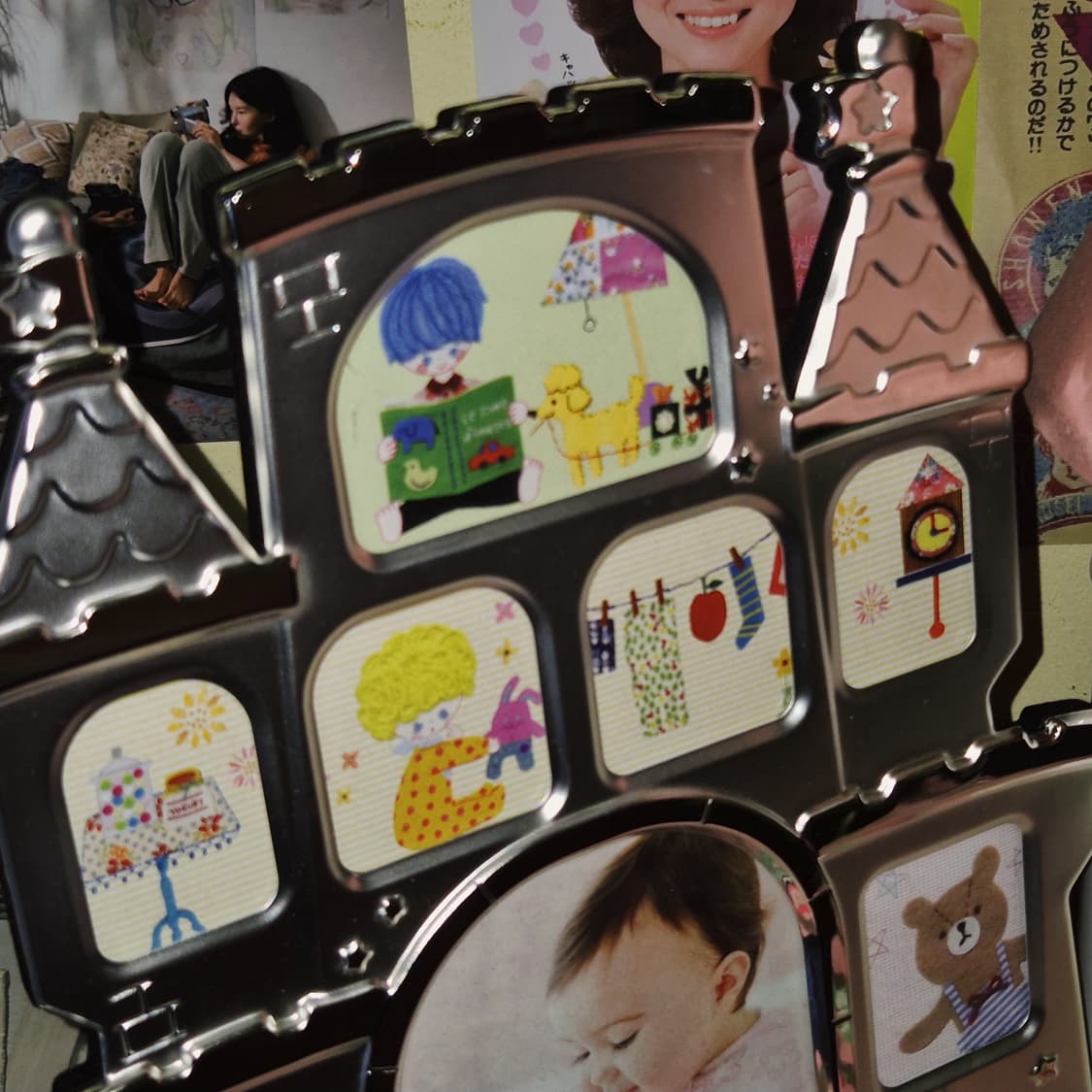 90s 라돈나 캐슬 베이비 실버 탁상 액자 상품이미지8