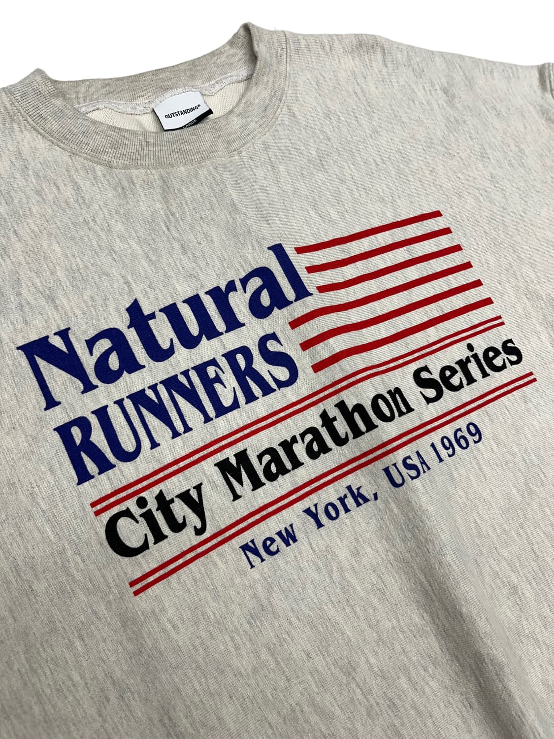 [L] 아웃스탠딩 리버스위브 성조기 맨투맨 상품이미지3