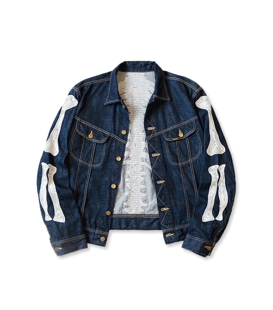 캐피탈 KAPITAL 11.5온즈 멕시칸 본 데님자켓 48 상품이미지2