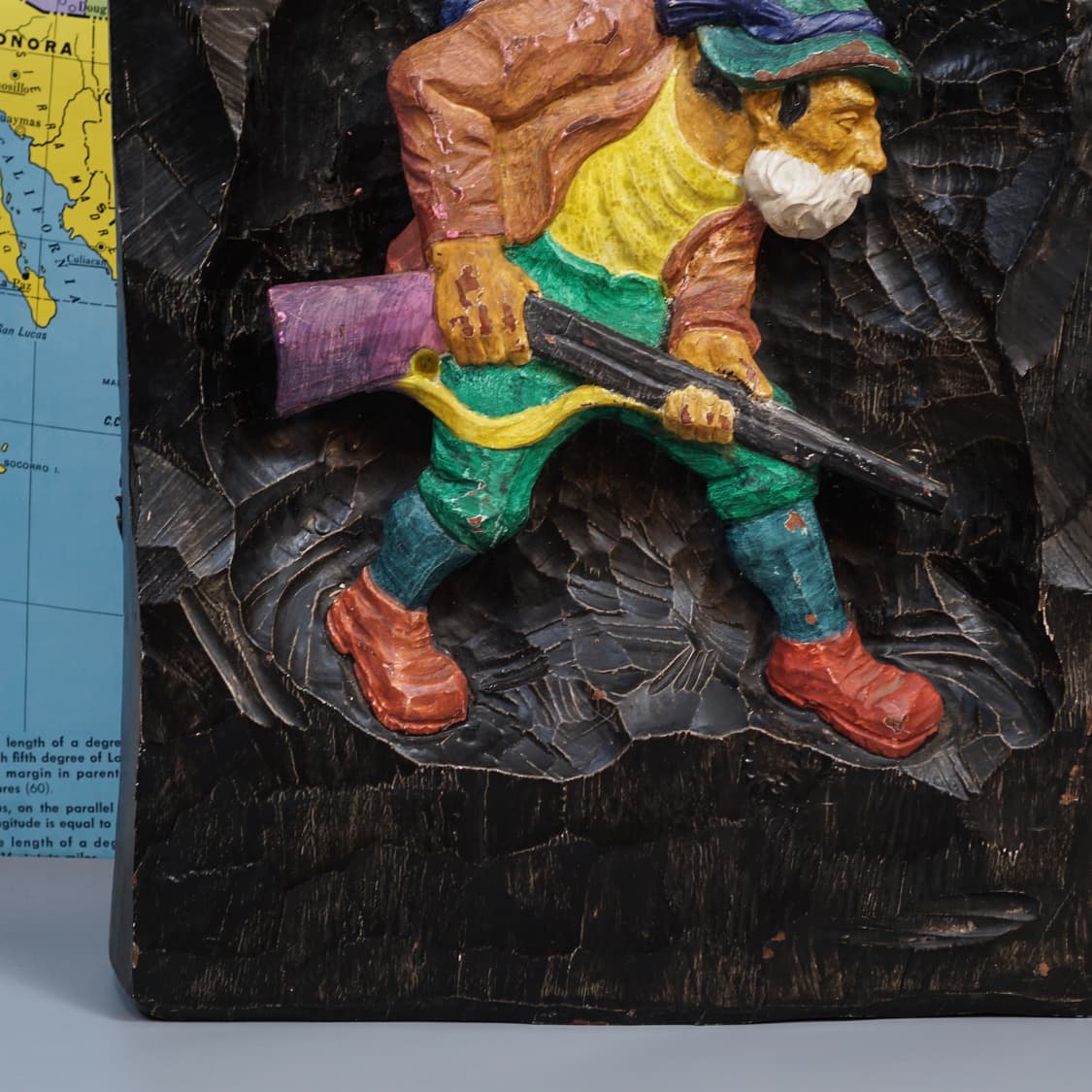 빈티지 소품 Germany 통원목 수제 우드 카빙 상품이미지3