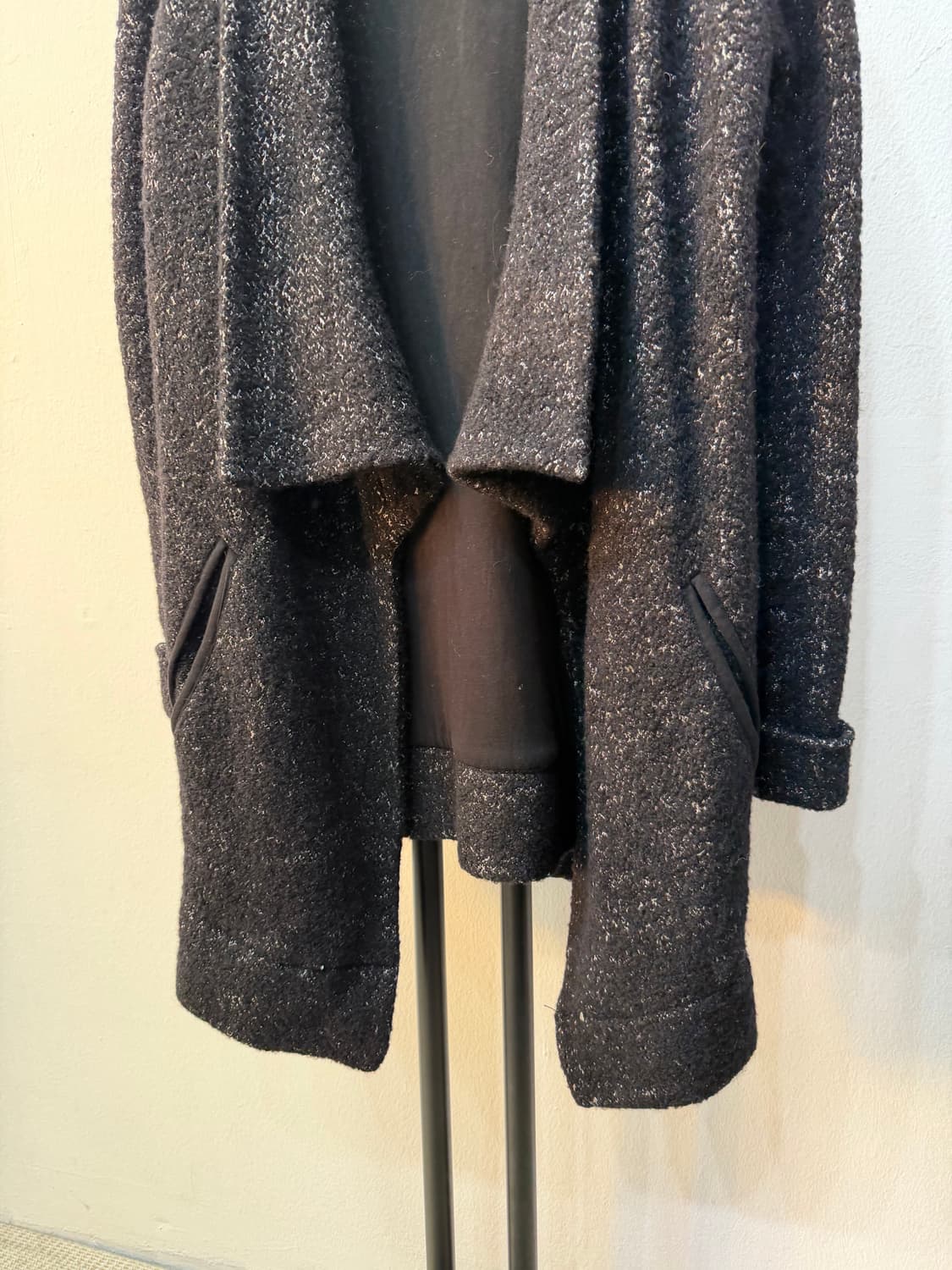 정품) theory 띠어리 블랙 가디건 M 상품이미지4