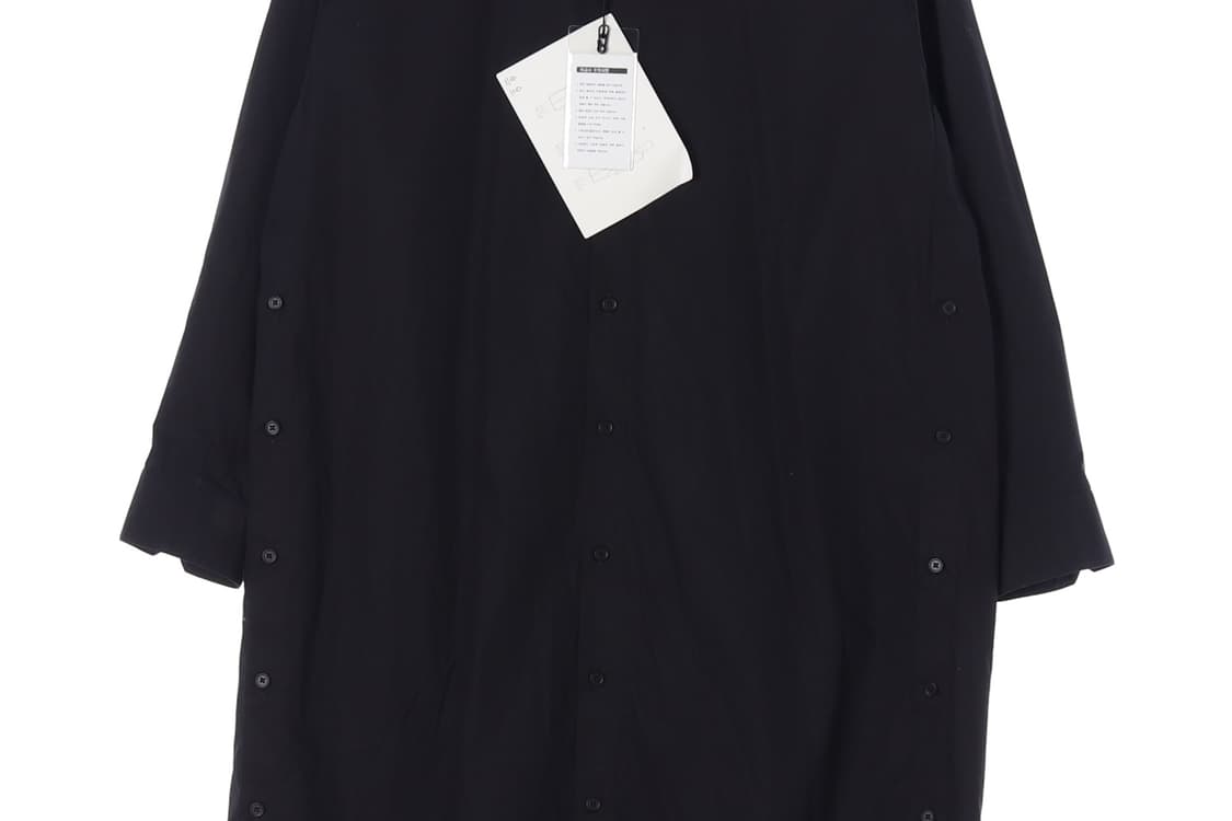 (새상품)[S]르메르 블랙 버튼 오버핏 롱 셔츠원피스
 상품이미지3