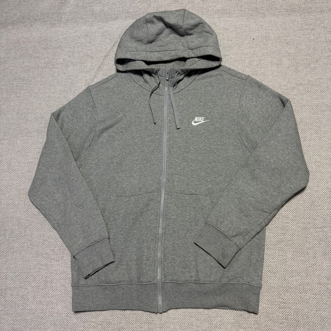 나이키 스몰로고 기모 후드집업 상품이미지1