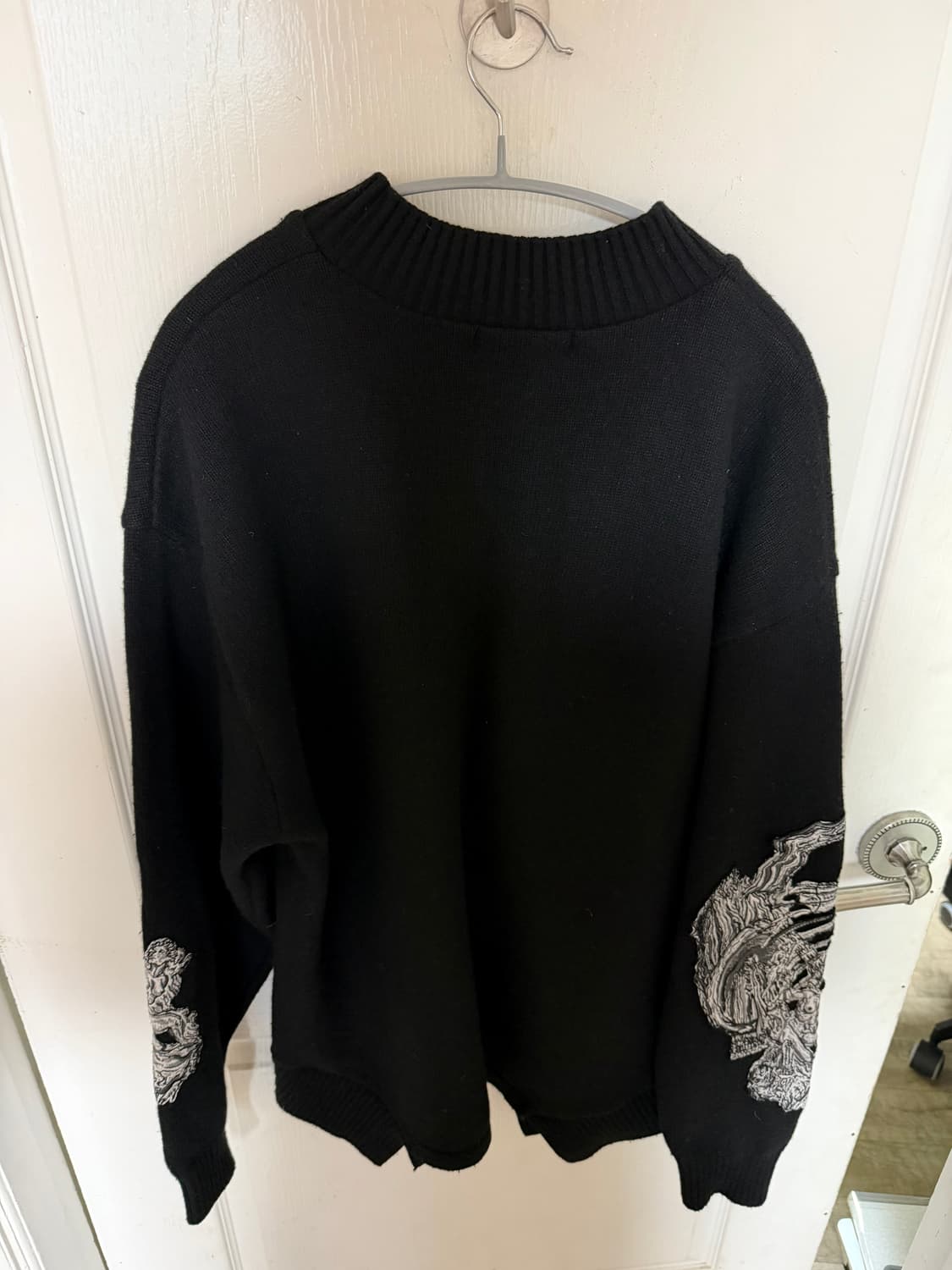 [48] 송지오옴므 자수 니트 상품이미지2