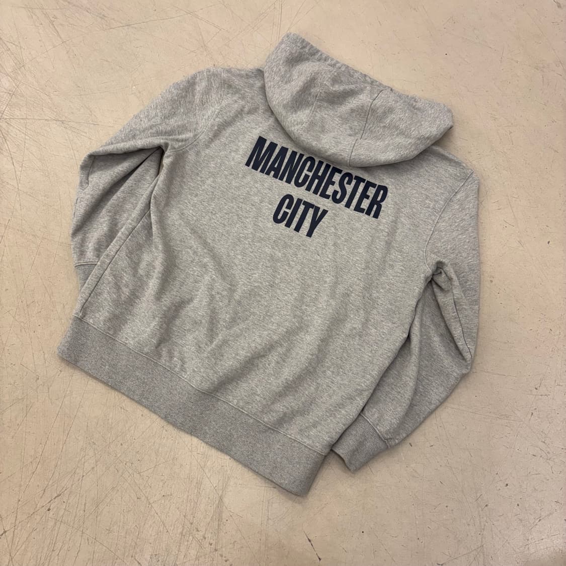 맨체스터 시티 빅로고 그레이 후드집업 상품이미지3