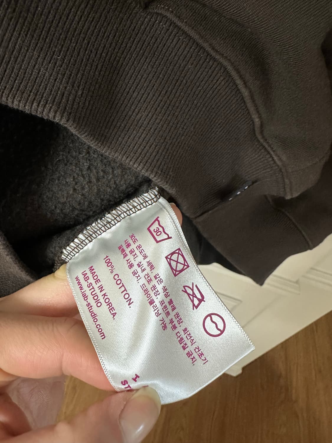 아이앱 후드 브라운 L 상품이미지3