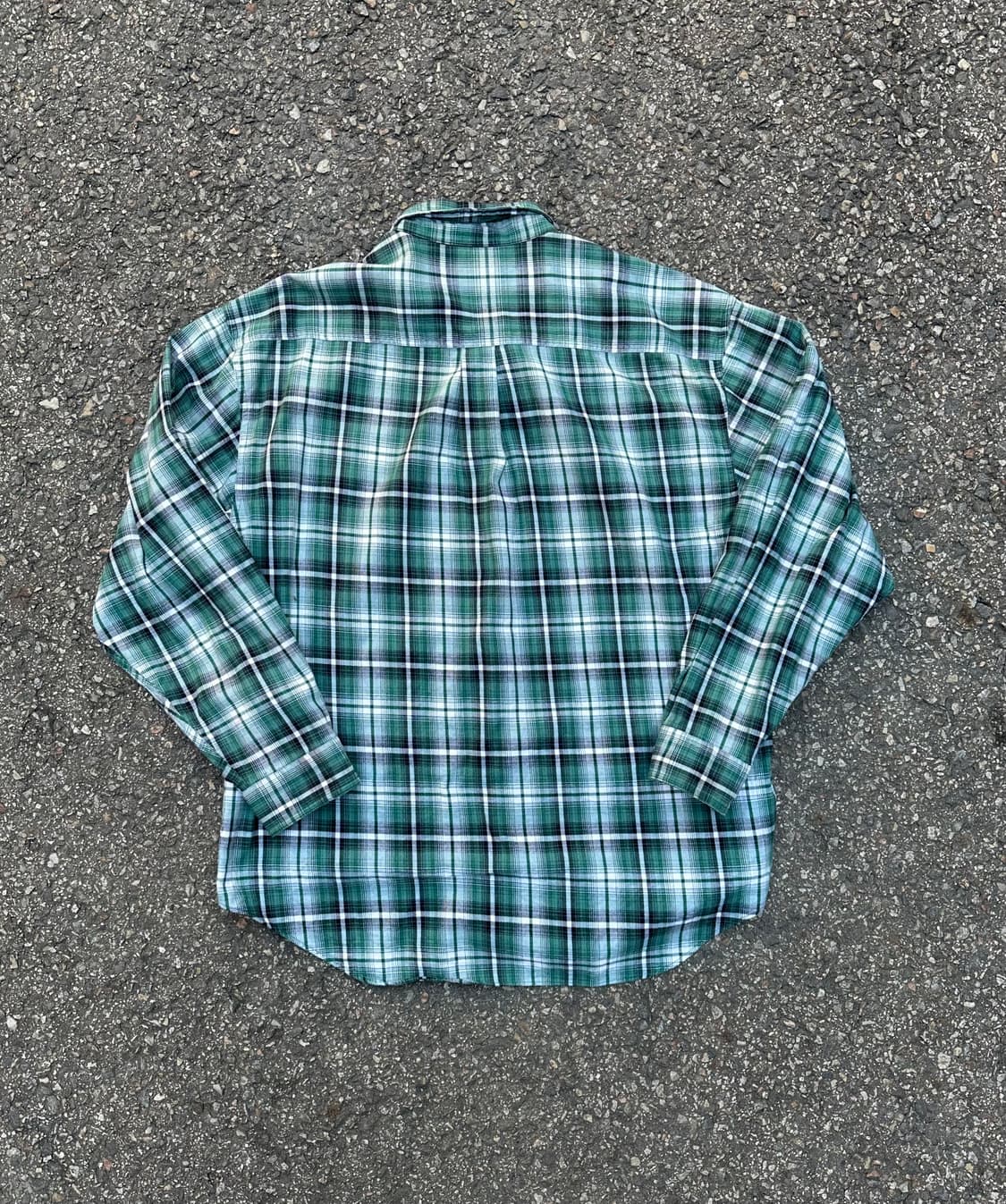 00s 빈티지 올드 갭 체크 셔츠 상품이미지3
