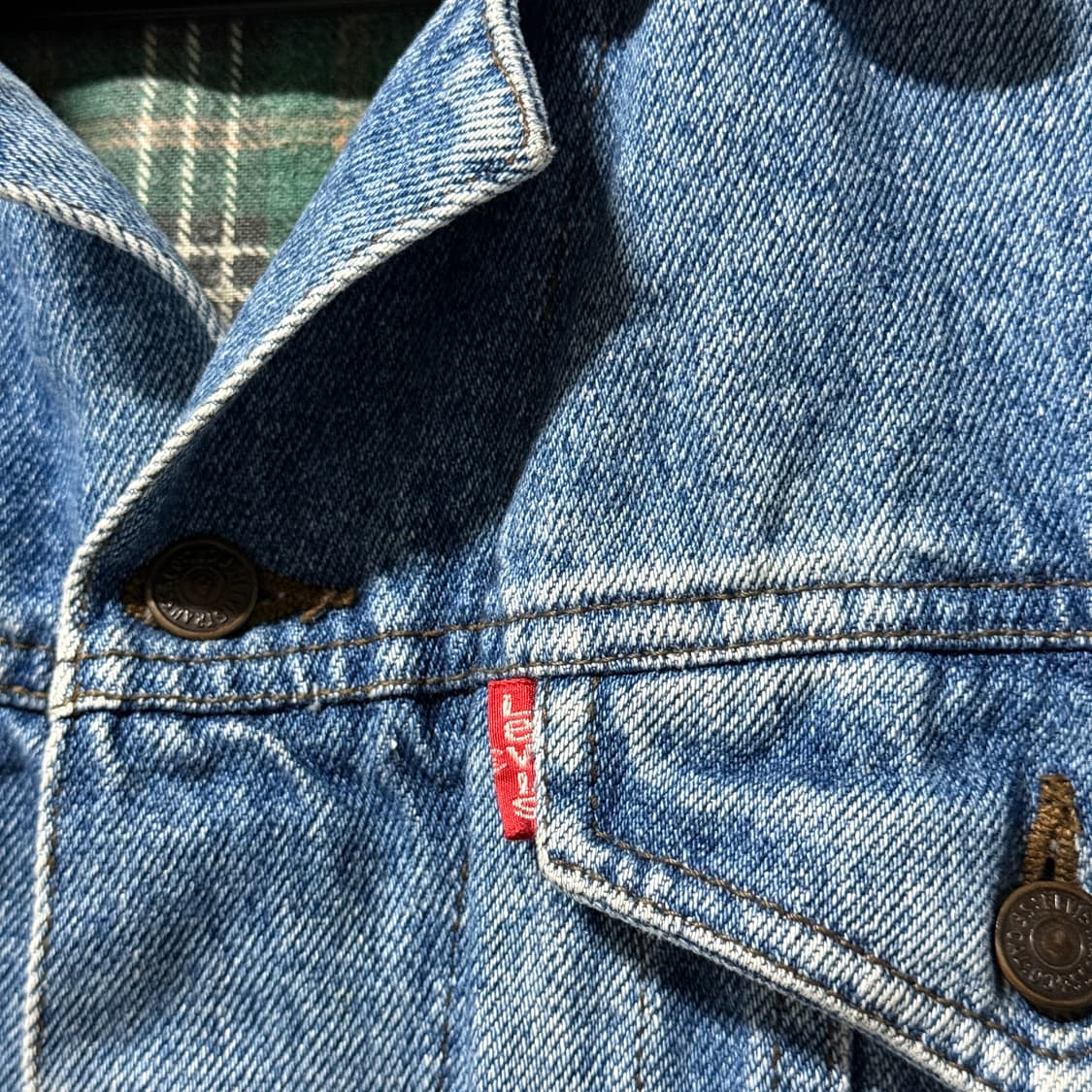 90s 리바이스 USA 오리지널 데님 트러커 자켓 상품이미지4