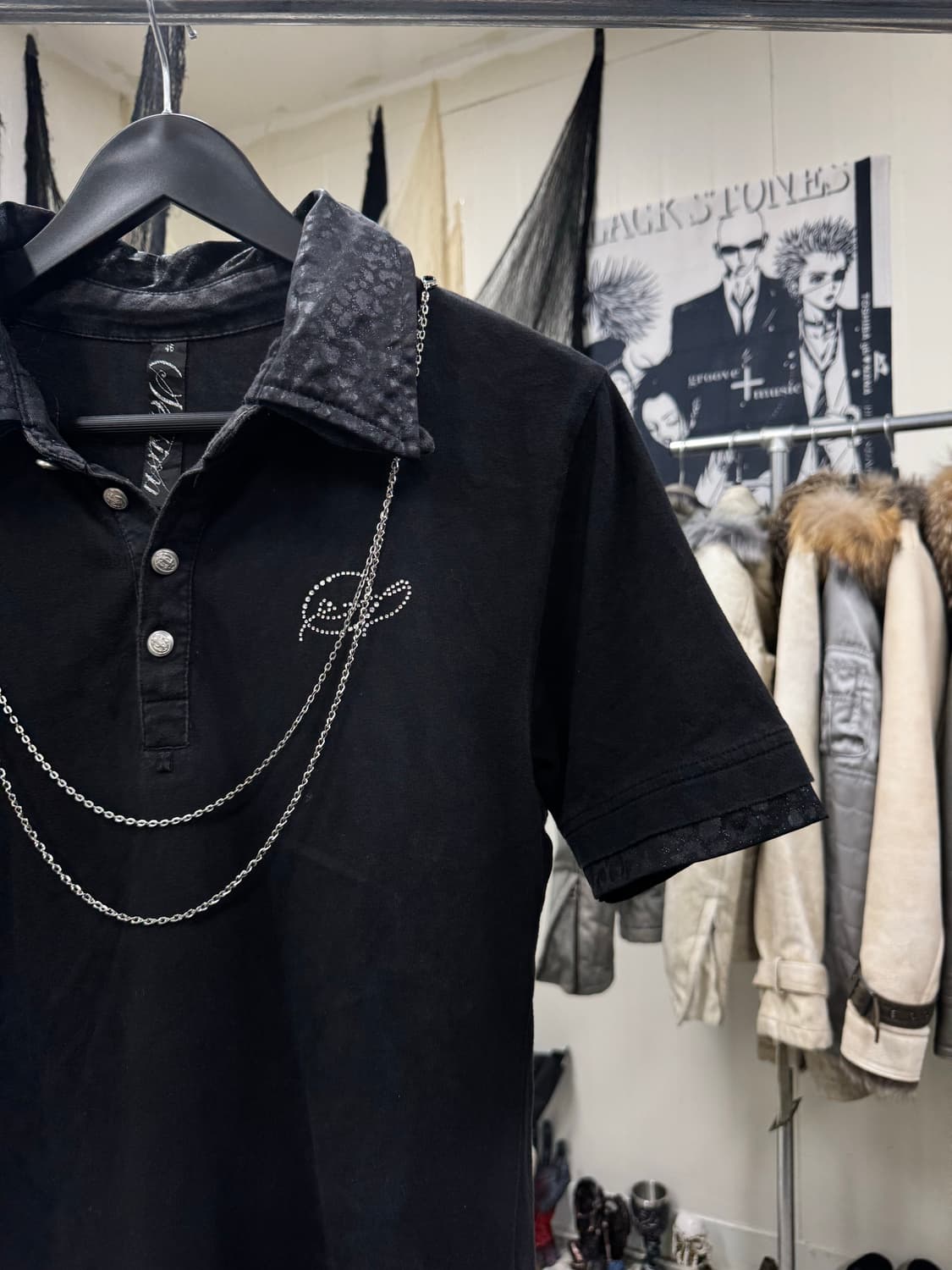 Session Midas necklace black leopard pk  상품이미지3