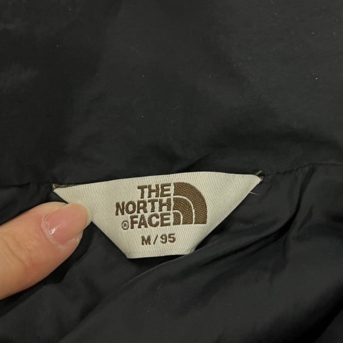 [정품/M] 노스페이스 블랙 다이아몬드 퀼팅 패딩 점퍼 b14 상품이미지9