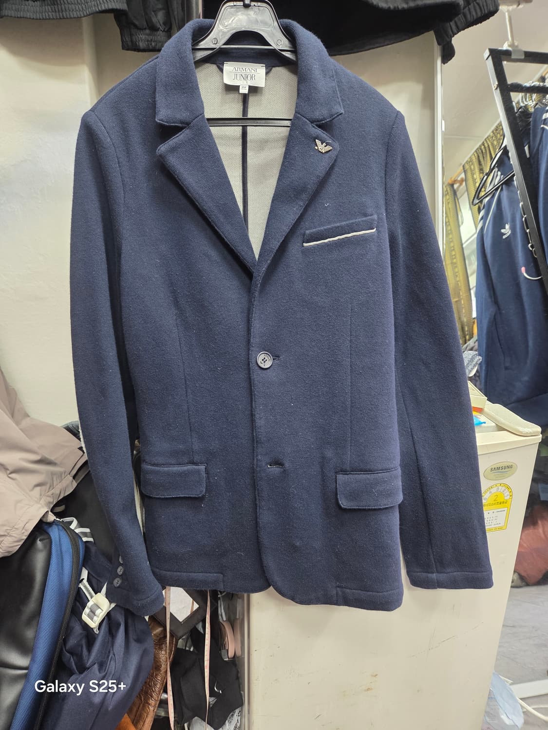 아르마니  주이어  네이비   자켓 상품이미지1