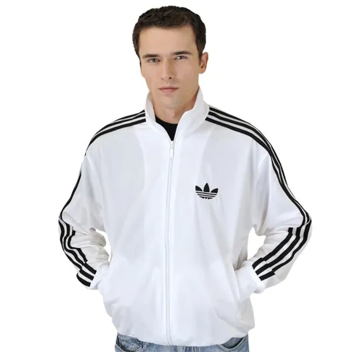 아디다스 구형 파이어버드 흰검 트랙탑 져지 상품이미지9