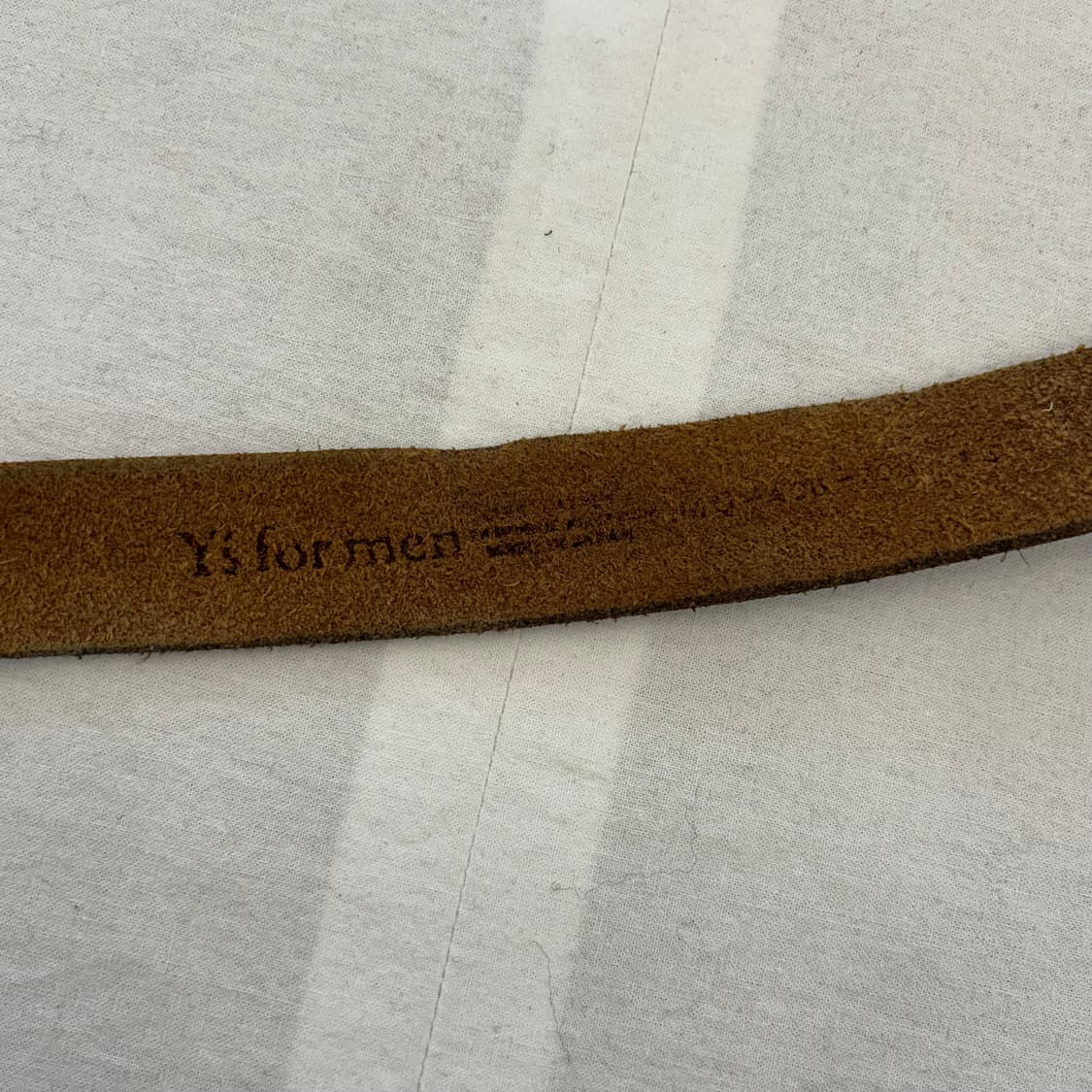 요지 야마모토 Y’s for men 투톤 레더 벨트 상품이미지2