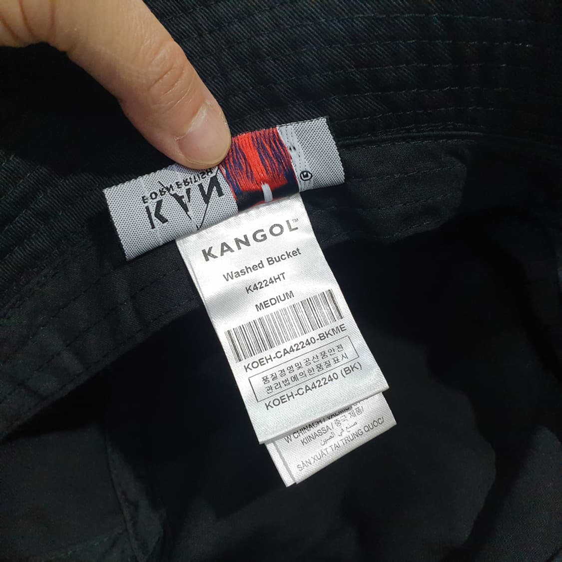 캉골 벙거지모자 워시드 버킷 M 상품이미지5