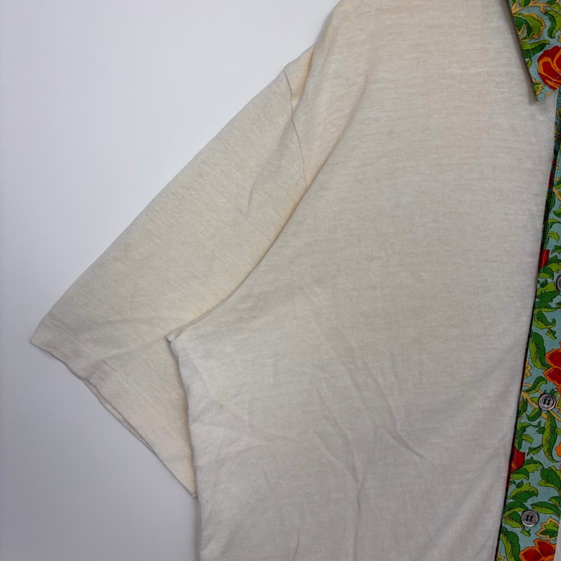 요지야마모토 패턴 반팔 셔츠 상품이미지4