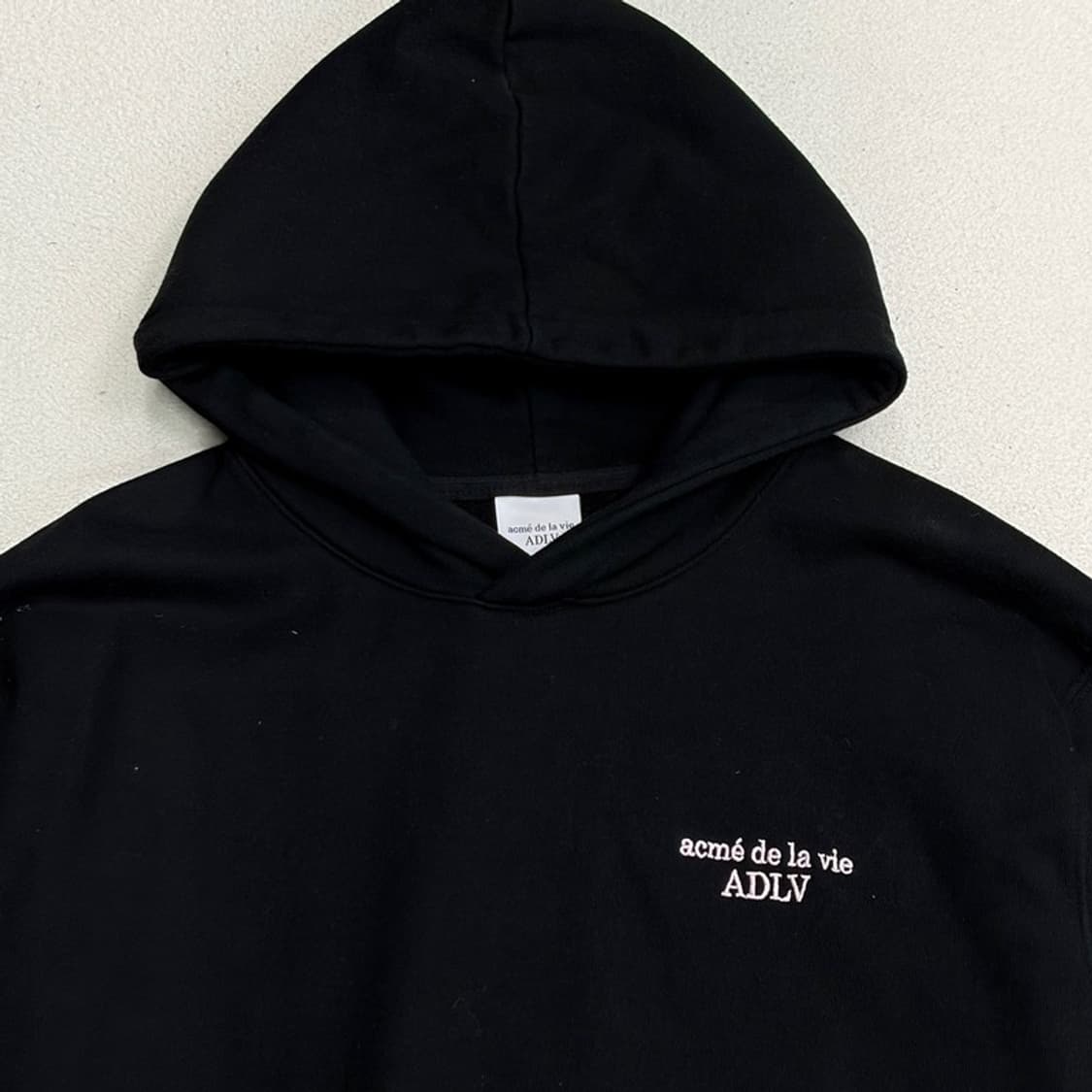 ACME DE LA VIE 블랙 코튼 후드티 2 상품이미지3