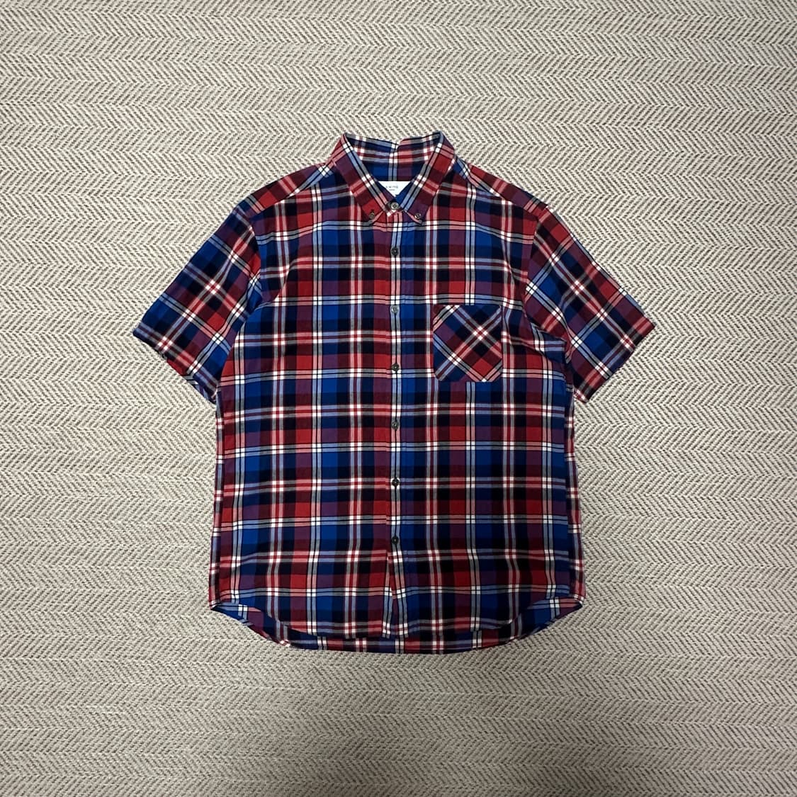 BEAMS check shirt 상품이미지1